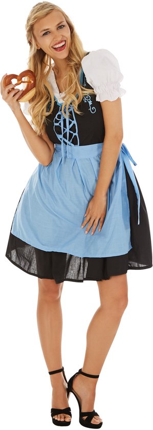 dressforfun – Dirndl-Kostüm für Damen „Oktoberfest Madl“, Modell 1 L – Kostüme, Halloween, Verkleidung, Partykleidung, Karnevalskleidung, Karneval, Festkleidung, Partykleidung – 301072