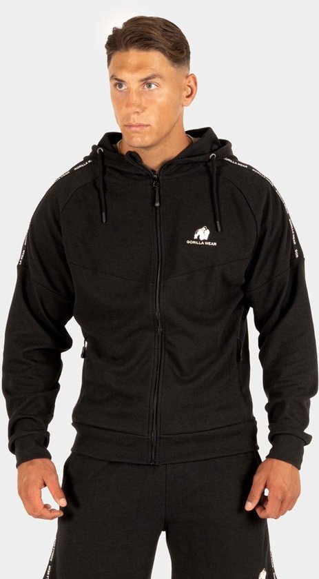 Gorilla Wear Harvey Trainingsjacke - Schwarz - L