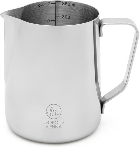 Leopold Vienna – Milchaufschäumer „Salento“ 350 ml, Edelstahl