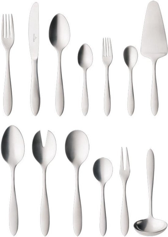 Villeroy & Boch Arthur Besteck-Set - 68 Teile - Gebürsteter Edelstahl