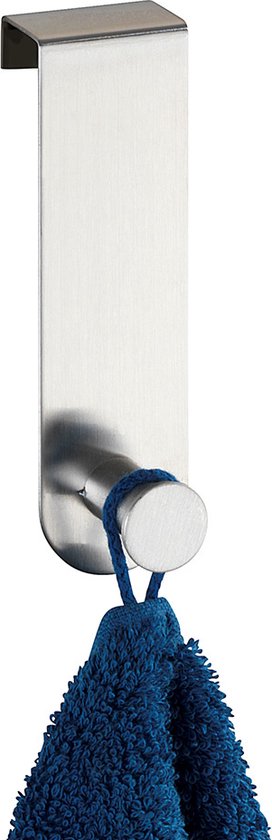 Wenko Türhaken für Aufsatztüren, 1 Haken – 23249100 – Montage ohne Bohren, geeignet für Aufsatztüren