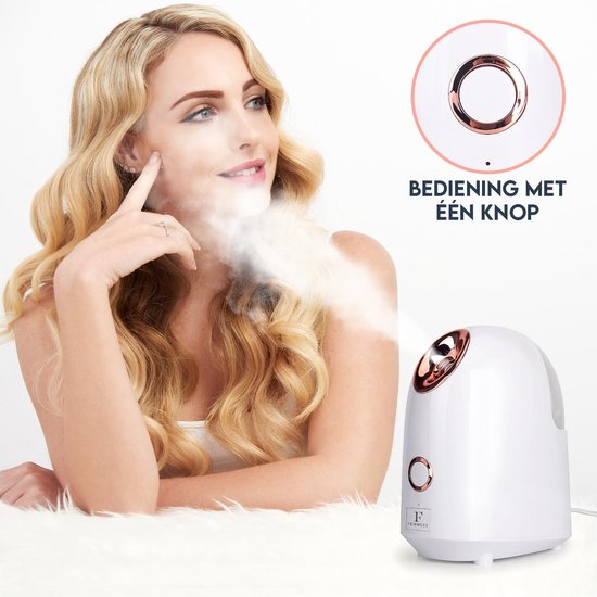 F Femmez Luxus-Gesichtssauna - Mit 4-teiligem Mitesser-Entferner-Set - Gesichtsreinigung - Gesichtsdampfer