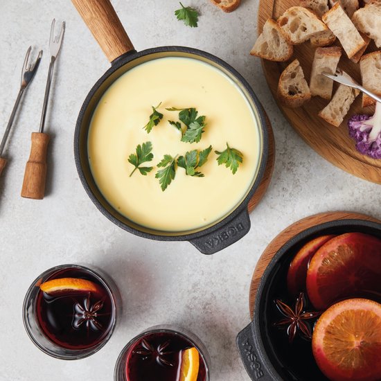 Boska Fondue-Set Pro S - Käsefondue - für 350 Gramm Käse - 700 ml