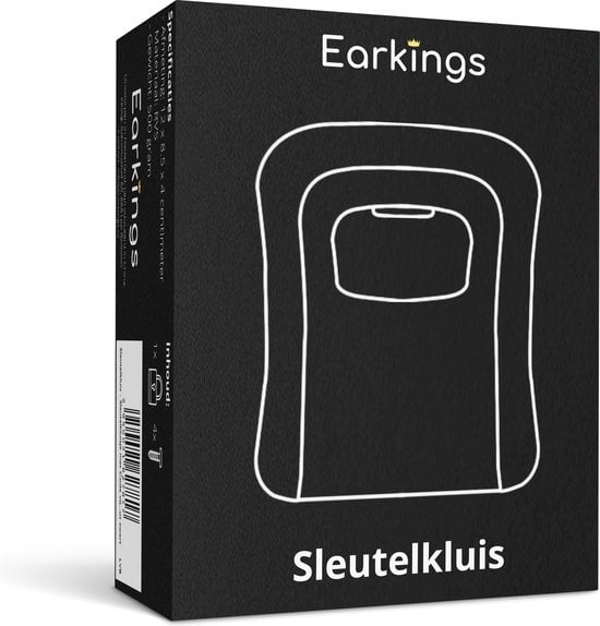 Schlüsseltresor Schlüsseltresor mit Code für draußen - Schlüsselschrank mit Wandhalterung - Schlüsseltresor Earkings Safe mit Zahlenschloss Lila