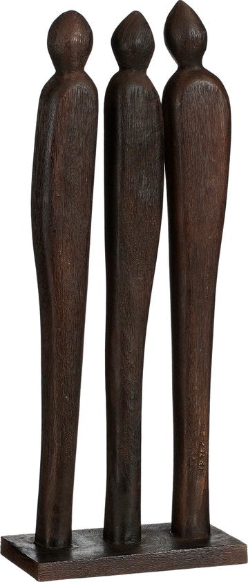 Mica Decorations Pegara Heimdekoration - L7 x B18 x 46 cm - FSC 100% Mango Holz - Braun