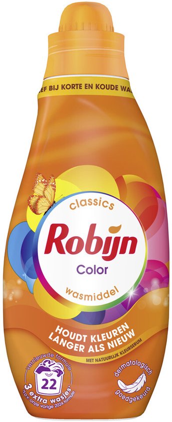 Robijn Klein & Krachtig Waschmittel Color 22 Waschgänge 665 ml
