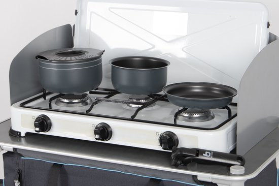 Bo-Camp - Topf- und Pfannenset - Trekking - 5-teilig - Aluminium