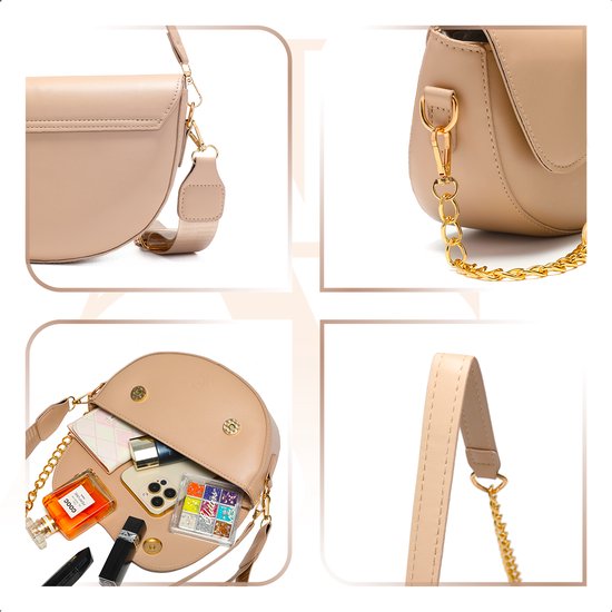 Aramae® - Handtasche Damen - Clutch Damen - Umhängetasche - Clutches - Umhängetasche - Abendtasche - Khaki