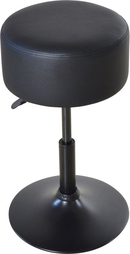 VDD – Hocker – Schwarzer Hocker – Höhenverstellbare Hocker – Hocker zum Sitzen – Höhenverstellbarer Hocker