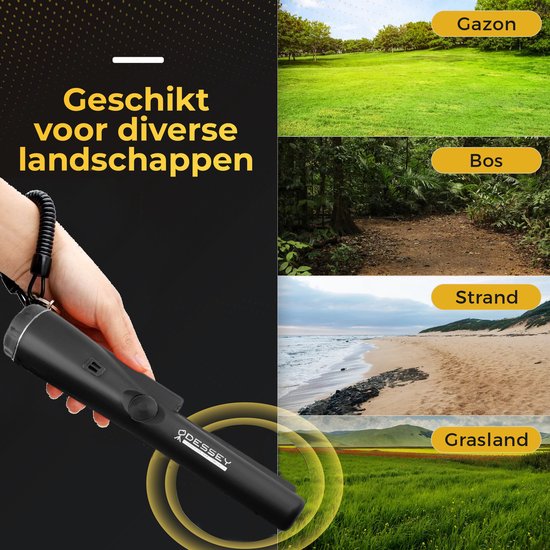 ODESSEY Pinpointer – Metalldetektor – Pinpointer – Schwarz