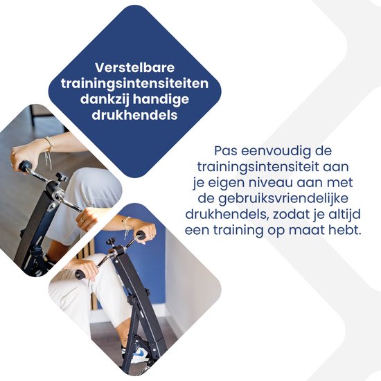 Nexxt Dual Bike Chair Bike für Arme und Beine - Heimtrainer für Training und Rehabilitation - Heimtrainer mit einstellbarer Trainingsintensität