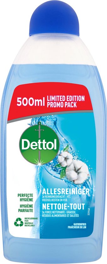 Dettol Allzweckreiniger Power & Fresh – Baumwollduft – 500 ml