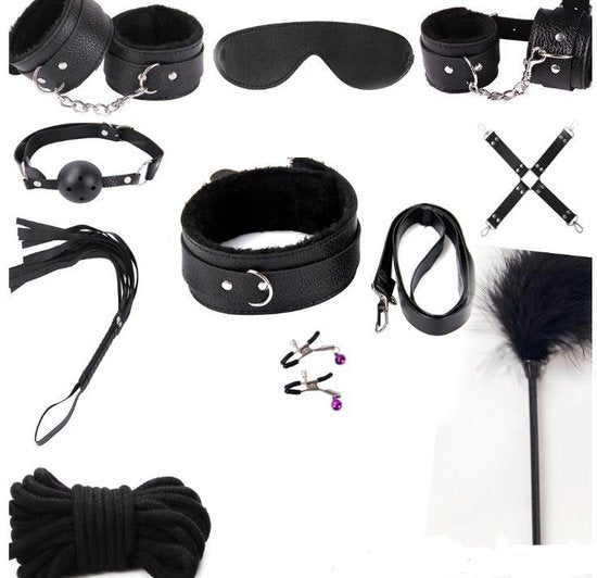 XXL Bondage Set | Ultimate Bondage - BDSM Set |SM Set - Bondage Set | BDSM Toy Set 14 Teile