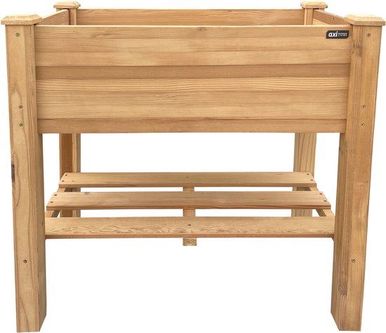 AXI Ari Hochbeet – Blumenkästen für den Außenbereich – Rechteckig – Hemlock-Holz – 100 % FSC-zertifiziertes Holz – 86,5 x 46 x 85 cm – Hochbeet für den Gemüsegarten – Pflanzkübel für Garten und Balkon