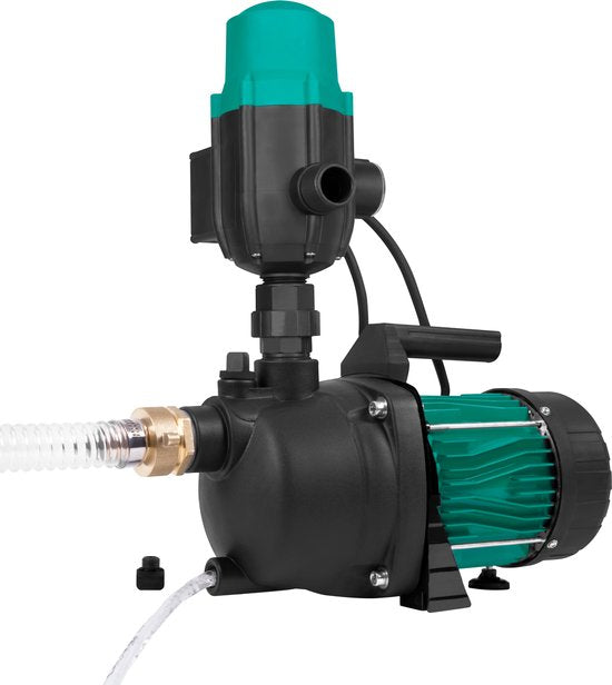 VONROC Hauswasserwerk / Automatische Pumpe - 800W - 3300l/h - Mit Druckschalter - Trockenlaufschutz - Zum Bewässern und Haushaltswasser
