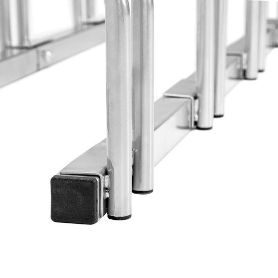 tectake - Fahrradständer 4 Fahrräder - Fahrradständer - Stahl - stabil - 402378