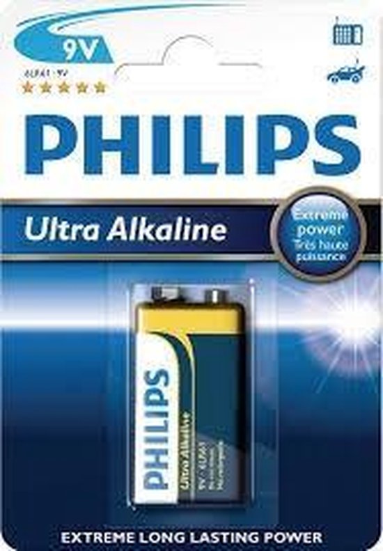 Philips 6LR61 - 9V-Batterie - 1 Stück