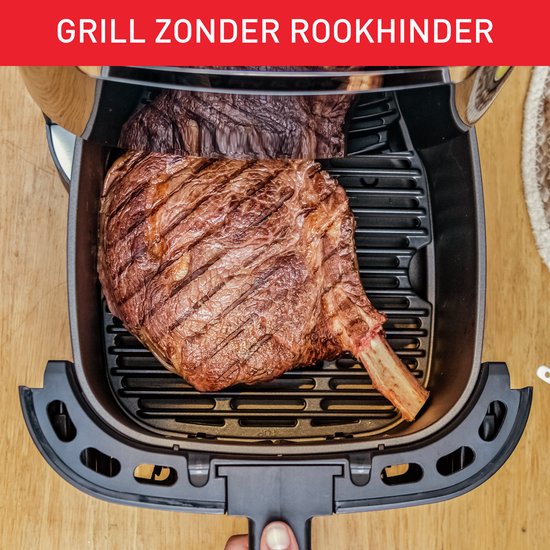 Tefal Easy Fry & Grill XXL EY8018 – 2-in-1-Heißluftfritteuse und Grill – 6,5 l – FlexCook – 8 Programme – Schwarz – Für 8 Personen