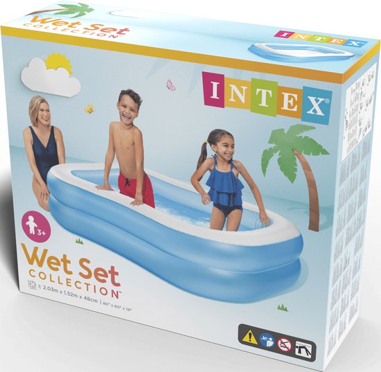 Intex Swim Center Family Aufblaspool – 203 x 152 x 48 cm