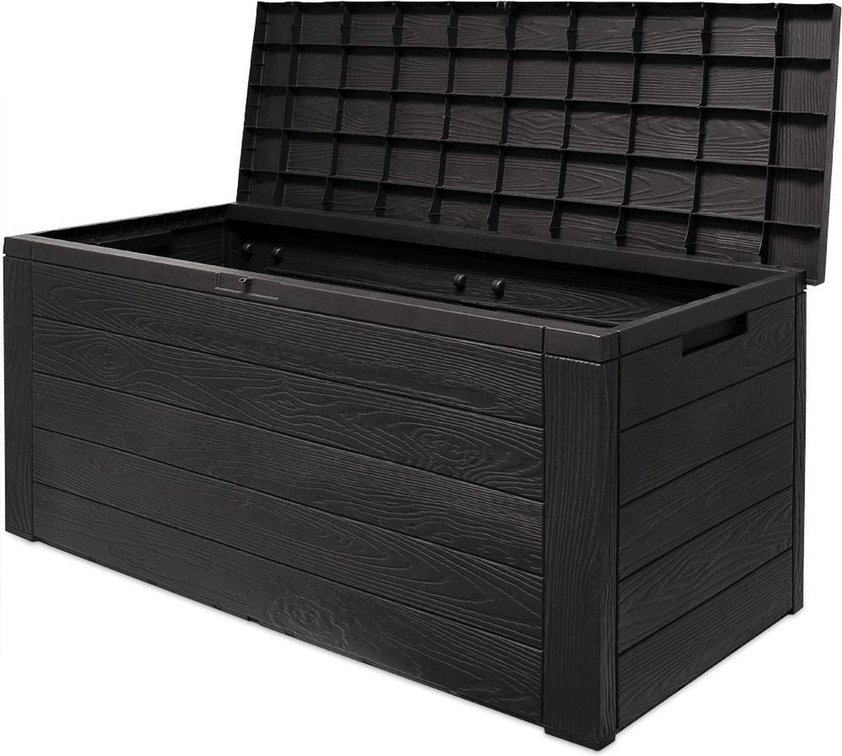 Deuba Aufbewahrungsbox - 120 x 46 x 57cm - Outdoor - Anthrazit