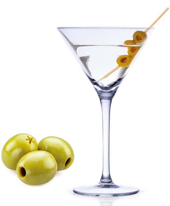 Martini-Cocktailgläser – Glas – 4 Stück – 220 ml – Cocktailgläser – Cocktails trinken – Cocktails