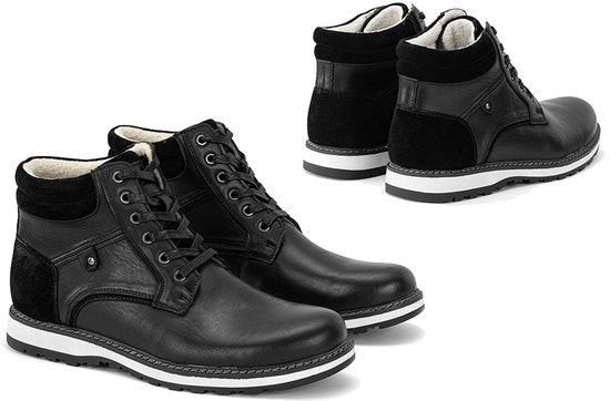 Milanoro - Elegante Herren-Turnschuhe aus Leder - Cognac - Größe 46