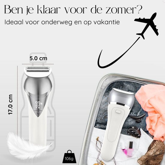 Sansbeauté® 7 in 1 Ladyshaves für Frauen - Gesicht - Achseln - Beine - Epilierer - Trimmer für Frauen & Damen - Bikini-Trimmer Damen - Rasierer Frau