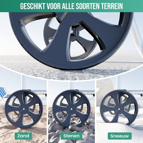 Avalo - Einkaufstrolley - mit Kühlfach - Zusammenklappbar - Herausnehmbare Einkaufstasche - Schwarz