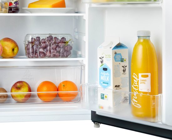 Tomado TRT4702B - Tischkühlschrank - 80 Liter - Mit Gefrierfach - Energielabel D - Schwarz