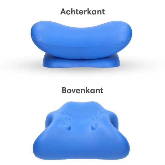 Lifeproducts Nackenstütze - Massagekissen - Nackenmassagegerät - Shiatsu-Massagekissen - Kissen für Nackenschmerzen - Nackenstütze - Blau