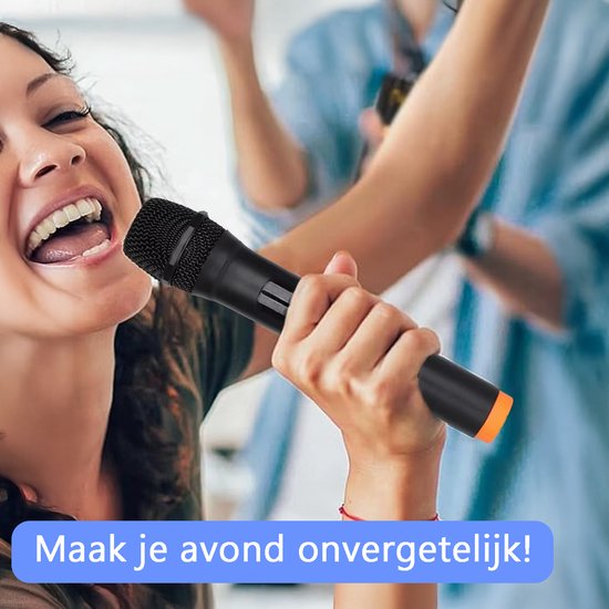 Tech Essentials® 2 Stück - Drahtloses Mikrofon-Set - 2.4Ghz - USB-C Empfänger - Plug & Play - Karaoke - Studio - ASMR