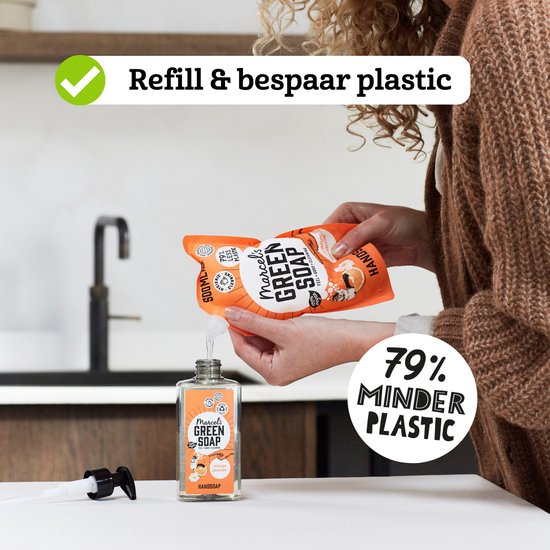 Marcel's Green Soap Handseife Nachfüllpackung – Tonka & Muguet – 500 ml