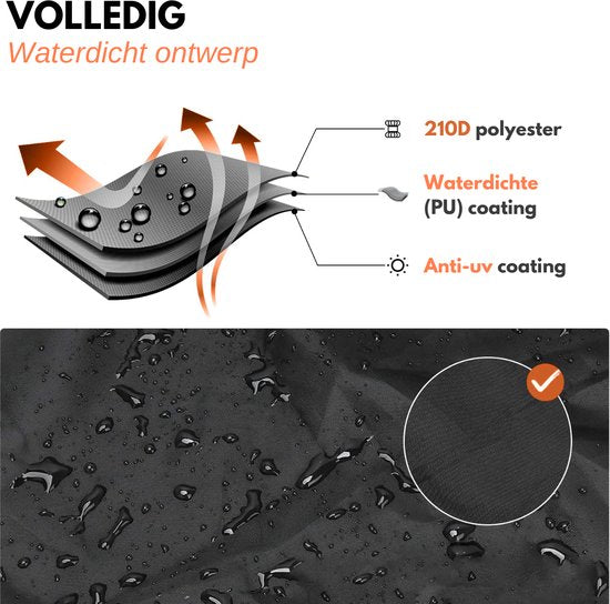 Vertrex Universal Bicycle Cover - Ultra Strong & Waterproof Oxford - Geeignet für 1 bis 2 Fahrräder - Inklusive Aufbewahrungstasche