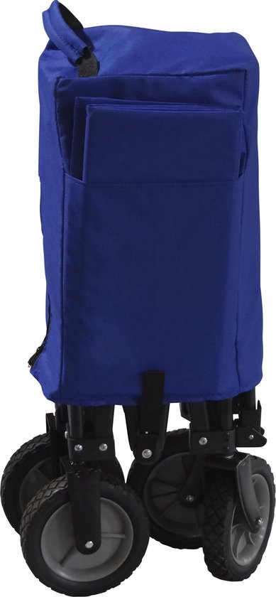 AXI AB110 Faltbarer Bollerwagen in Blau - Bollerwagen - Inklusive praktischer Tragetasche - Metall