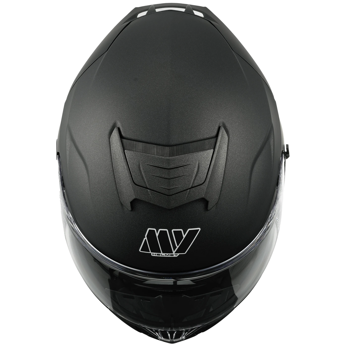 MY Integralhelm – ECE R 22.06-zertifiziert – Größe M – Matt-Titanium und Schwarz – ABS