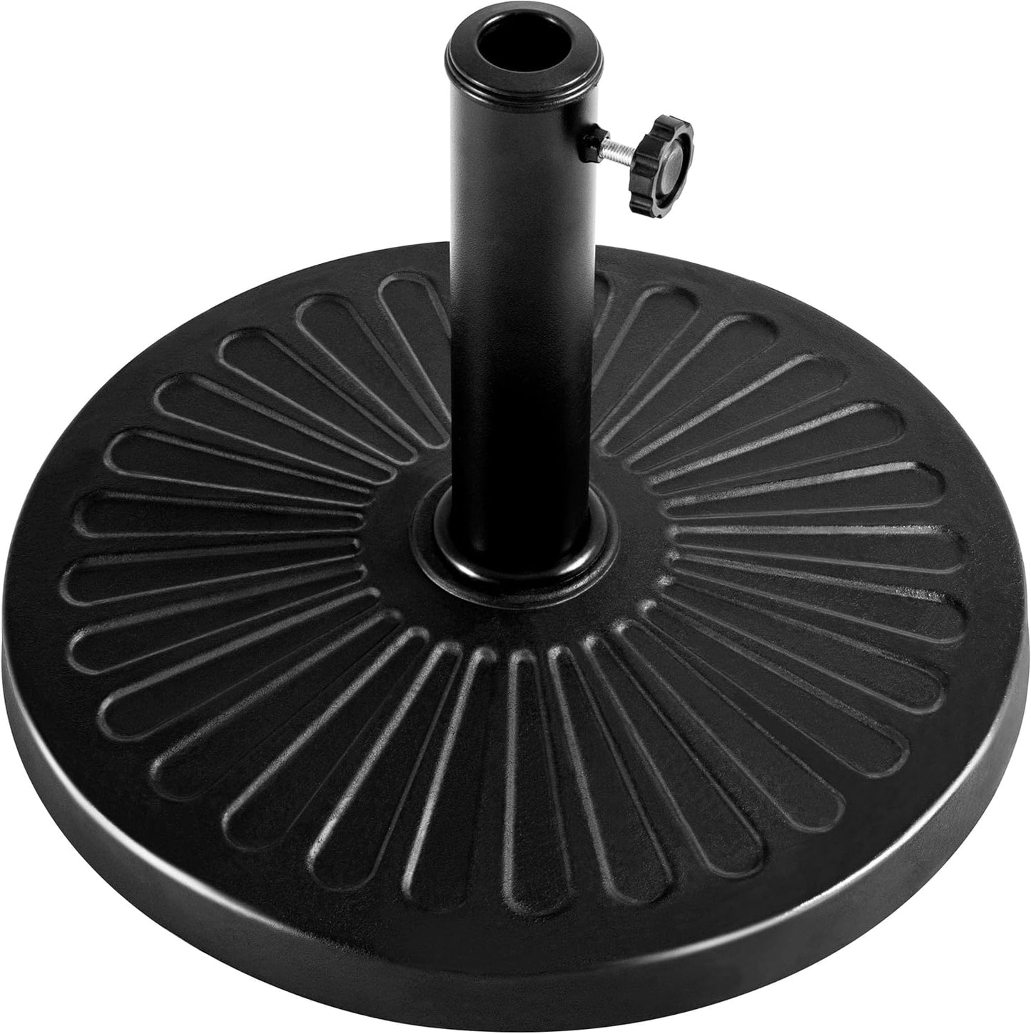 Yaheetech Sonnenschirmständer, rund – 10 kg – Ø 44,5 cm – für Sonnenschirmstangen 38/48 mm