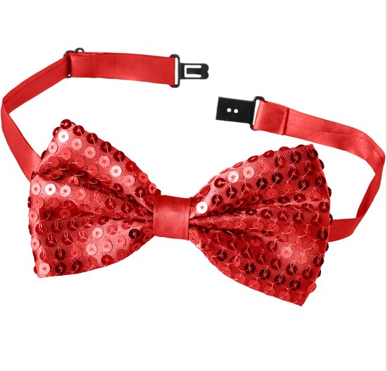 Dressforfun Faschingskostüm Paillettenfliege – Rot – Herren – Einheitsgröße