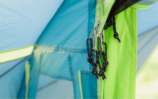 Coleman Meadowood 4L Zelt - Zelt 4 Schlafplätze - Verdunkelungszelt - grau/blau