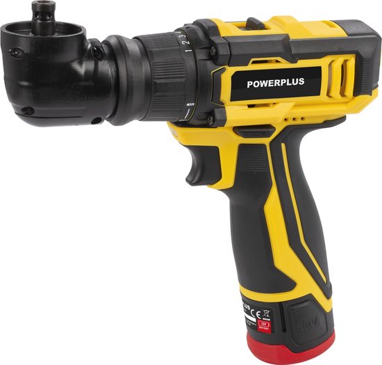 Kompakter 4-in-1-Multifunktionsschraubendreher 12 V POWXBOX001 – inkl. 12-V-Akku und 2,0-Ah-Ladegerät