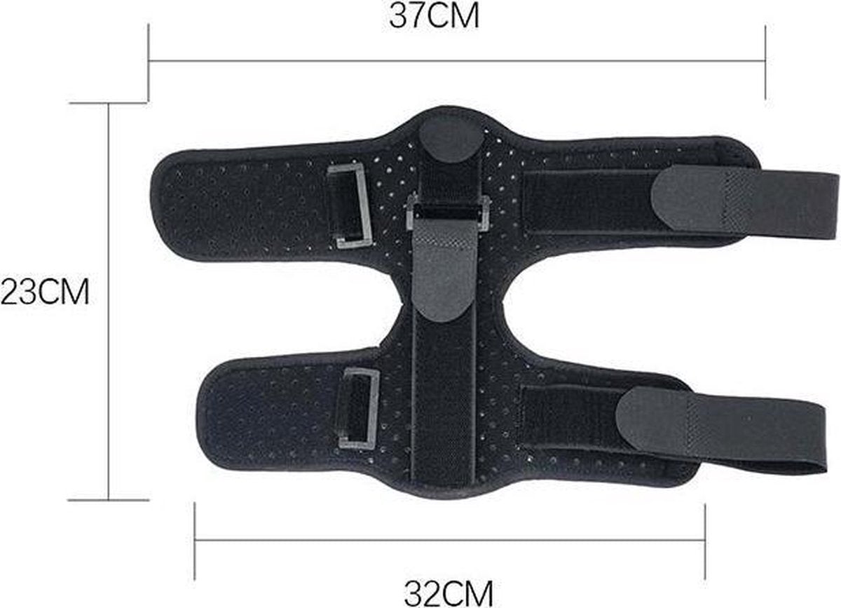 PremiumCare Knöchel-Nachtschiene 37x23x32cm - Schwarz - Unterstützung & Schmerzlinderung bei Verletzungen