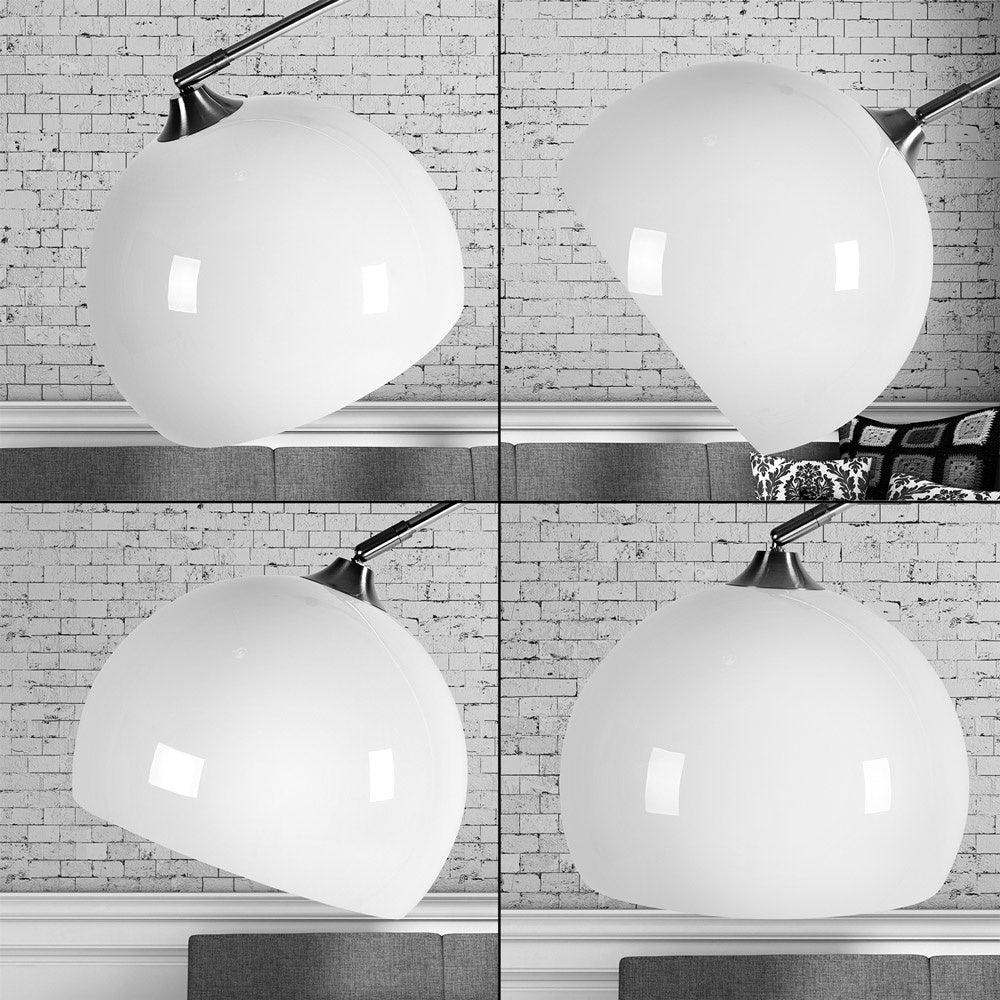DBA Stehende Bogenlampe -220cm verstellbar mit Marmorsockel