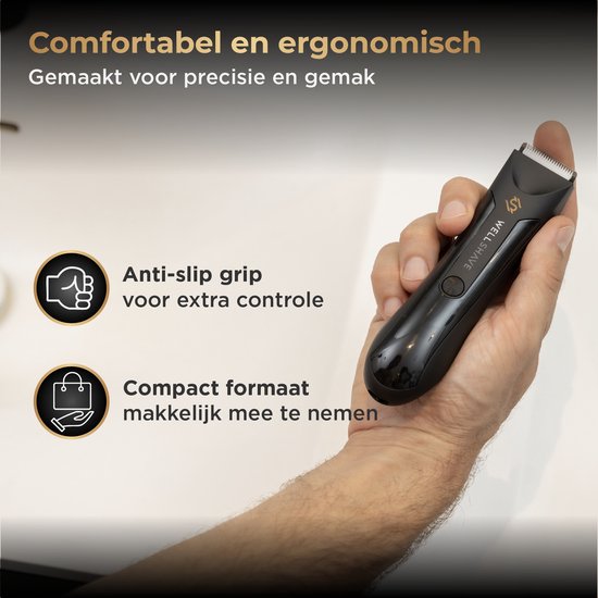 Wellshave Bodygroomer Men and Nose Trimmer - Rasierpaket 2.0 - Body Trimmer Men - Nose Trimmer Men - Nasenhaartrimmer Rasierer für Nase, Schambereich, Körper & Nase