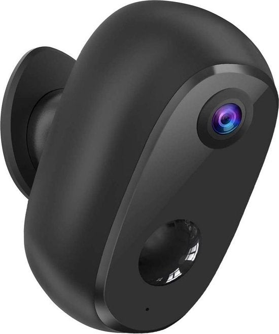 Outdoor Eye Sicherheitskamera drahtlos für den Außenbereich auf Batterie - mit App wifi & Nachtsicht, sd-Karte und Halterung - Smart Home Security