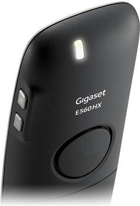 Gigaset E560HX - Einzel-DECT-Telefon - Schwarz