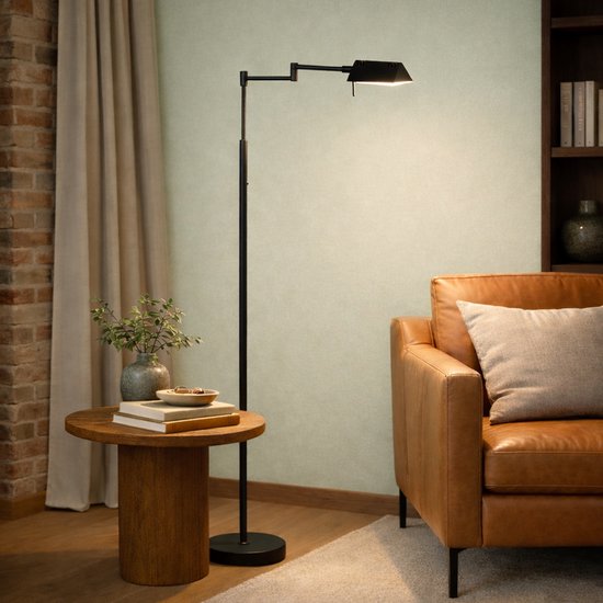Mexlite - Stehleuchte - GlowGo - schwarz - Metall - Leseleuchte - LED - 4603ZW