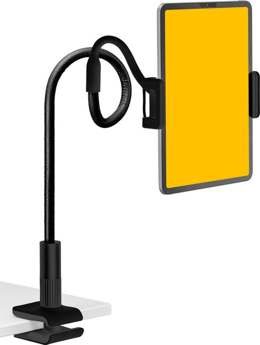 Studio ME Tablet-Halterung Flexibel Schwarz - 4.7 bis 12.9 Zoll - Ipad-Halterung Stativständer - 100 CM - Tablet-Ständer - Geeignet für Kameras - 360º drehbar - Tablet-Halterung