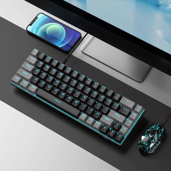 MageGee MK-BOX – Mechanische Tastatur – Gaming-Tastatur – Tastatur – Kabelgebunden – Red Switch