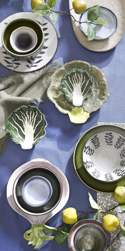 Mica Decorations Rhea Essteller - Ø28 cm - Keramik - Grün