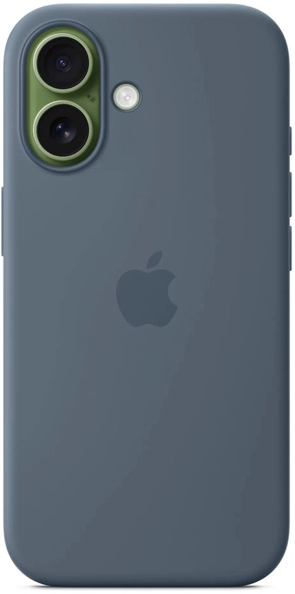 Silikonhülle mit MagSafe für das iPhone 17 – Ankerblau