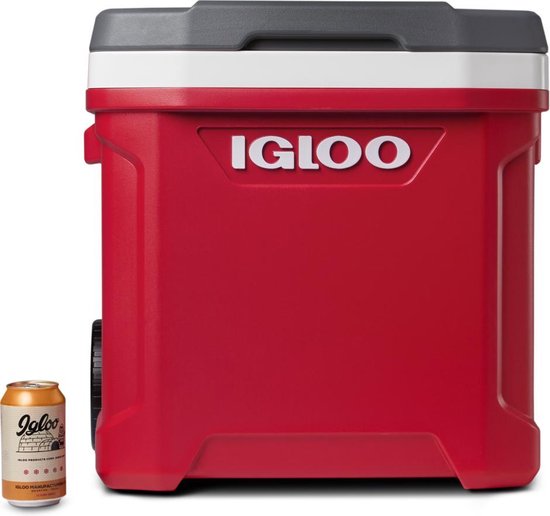 Igloo Latitude 60 Roller – Kühlbox auf Rädern – 56 Liter – Rot